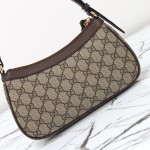 Gucci GG Canvas Shoulder Bag 735145 Beige Brown