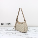 Gucci GG Canvas Shoulder Bag 735145 Beige Brown