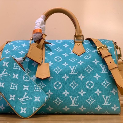Louis Vuitton - Speedy P9 Bandoulière 40 Monogram Leather Replica Handbag