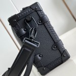 Louis Vuitton Side Trunk M24309 Medium Black Out Handbag Replica