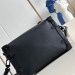 Louis Vuitton Side Trunk M24309 Medium Black Out Handbag Replica