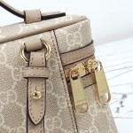 Gucci 816357 Beige Oat Leather Handbag