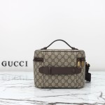 Gucci 811489 Light Brown Leather Handbag