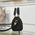 Louis Vuitton Nano Speedy M81456 Black Mini Handbag