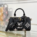 Louis Vuitton Nano Speedy M81456 Black Mini Handbag