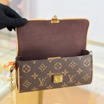 Louis Vuitton Pochette Camille M13566 monogram leather replica handbag