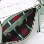 Gucci 815218 Pink Rubber Shoulder Bag / Gucci 815216 Green Rubber Handbag