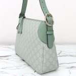 Gucci 815218 Pink Rubber Shoulder Bag / Gucci 815216 Green Rubber Handbag