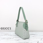Gucci 815218 Pink Rubber Shoulder Bag / Gucci 815216 Green Rubber Handbag