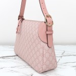 Gucci 815218 Pink Rubber Shoulder Bag / Gucci 815216 Green Rubber Handbag