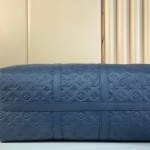 Louis Vuitton Keepall Bandoulière 50 M14840 Striped Monogram Shadow Leather