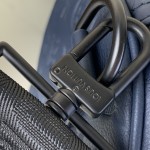 Louis Vuitton Keepall Bandoulière 50 M14840 Striped Monogram Shadow Leather