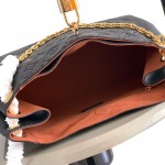 Louis Vuitton Anytime Small Monogram Empreinte Leather Handbag M14414 Black / M14658 Milkshake Pink