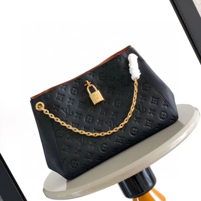 Louis Vuitton - Anytime Small Handbag M14414 Black / M14658 Milkshake Pink – Monogram Empreinte Leather