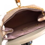 Louis Vuitton Anytime Small Monogram Empreinte Leather Handbag M14414 Black / M14658 Milkshake Pink