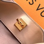Louis Vuitton Anytime Small Monogram Empreinte Leather Handbag M14414 Black / M14658 Milkshake Pink
