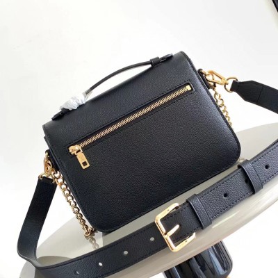 Louis Vuitton - Oxford Handbag M22735 / M22792 Black, Grey, Brown Soft Grained Leather with Gold Hardware
