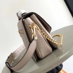 Louis Vuitton Oxford Handbag M22735/M22792 black grey brown soft grained leather gold hardware