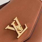 Louis Vuitton Oxford Handbag M22735/M22792 black grey brown soft grained leather gold hardware