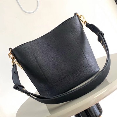 Louis Vuitton - Lock and Walk Bucket Bag M24006 / M24165 White, Black, Brown Calfskin Leather