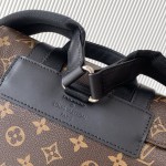Louis Vuitton Christopher Small Backpack in Monogram Canvas with Rugged Design