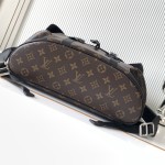 Louis Vuitton Christopher Small Backpack in Monogram Canvas with Rugged Design