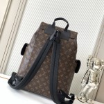 Louis Vuitton Christopher Small Backpack in Monogram Canvas with Rugged Design
