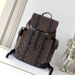 Louis Vuitton Christopher Small Backpack in Monogram Canvas with Rugged Design
