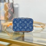 Louis Vuitton Nano Noé Backpack M83043 Denim Blue