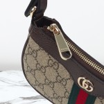 Gucci Mini Shoulder Bag Replica 838465 Apricot Brown and Brown-Red