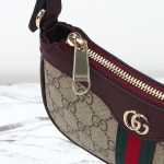Gucci Mini Shoulder Bag Replica 838465 Apricot Brown and Brown-Red