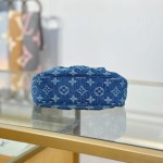 Louis Vuitton Pochette Valley M13571 Denim Blue Replica