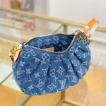 Louis Vuitton Pochette Valley M13571 Denim Blue Replica