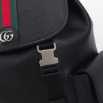Gucci 839110 Leather Tote Bag Brown Replica