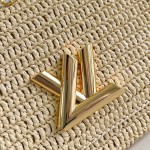 Louis Vuitton Twist Slim Small Bag M14309 Raffia Replica Handbag
