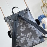 Louis Vuitton Christopher Medium Backpack Damoflage Black Canvas M14952 Replica