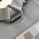 Louis Vuitton Christopher Medium Backpack Damoflage Black Canvas M14952 Replica