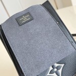 Louis Vuitton Petit Sac Plat M57937 Black Monogram Replica