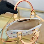Louis Vuitton x TM ALMA BB Handbag M13078 Premium MB163c Chip Leather