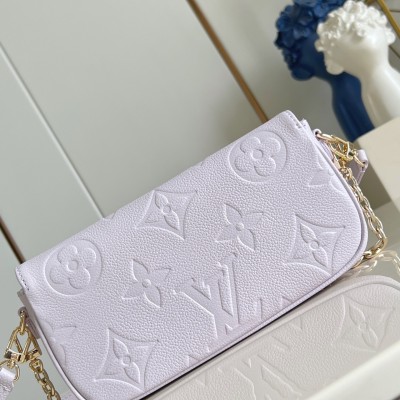 Louis Vuitton - Wallet on Chain Ivy Bag M25714 Light Purple Monogram Empreinte Leather