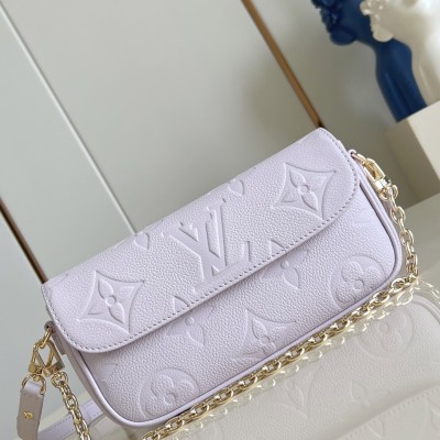 Louis Vuitton - Wallet on Chain Ivy Bag M25714 Light Purple Monogram Empreinte Leather