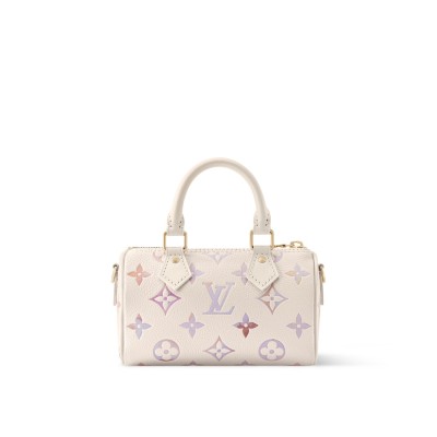 Louis Vuitton - Nano Speedy Bag M25591 Embossed Leather