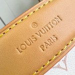 Louis Vuitton Side Trunk Medium Handbag M26287 White Monogram Canvas
