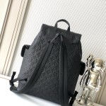 Louis Vuitton Christopher Medium Backpack in Monogram Taurillon Leather with Drawstring and Button Closure