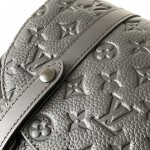 Louis Vuitton Christopher Medium Backpack in Monogram Taurillon Leather with Drawstring and Button Closure