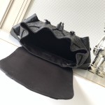 Louis Vuitton Christopher Medium Backpack in Monogram Taurillon Leather with Drawstring and Button Closure