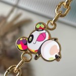 Louis Vuitton Capucines M13878 Murakami Panda Black Multicolor Handbag