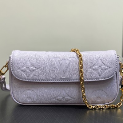 Louis Vuitton - Wallet On Chain Ivy M82210 Purple Monogram Empreinte Leather