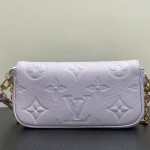 Louis Vuitton Wallet On Chain Ivy M82210 Purple Monogram Empreinte Leather