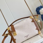 Louis Vuitton Side Trunk MM Natural Canvas M14411 Replica Bag